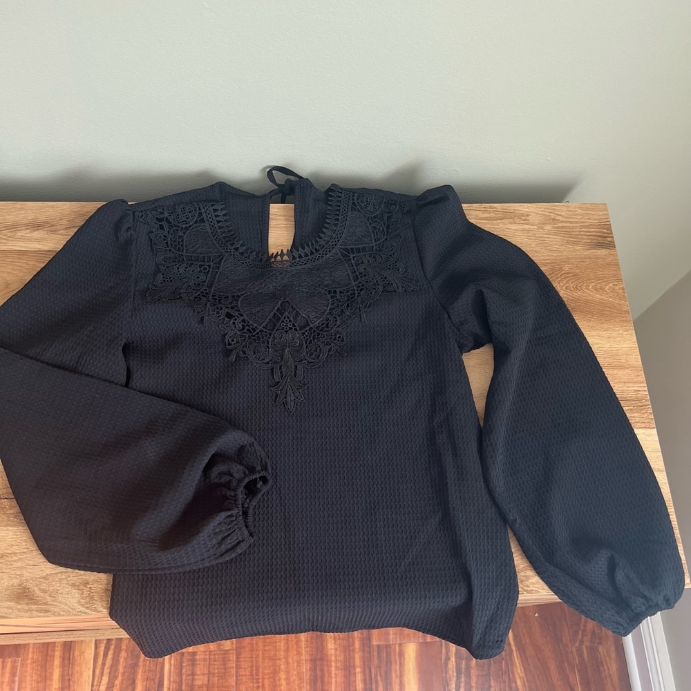 Guipure Lace Blouse